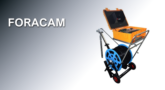 Boroscopio FORACAM - Cámara para inspección vertical en pozos y perforaciones