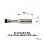 Cabezal Ø22 mm con sonda 512 Hz TUBICAM