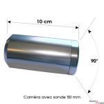 Cabezal Ø50 mm con sonda TUBICAM XL